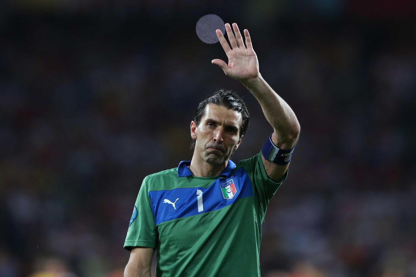 Gigi Buffon dopo Spagna-Italia