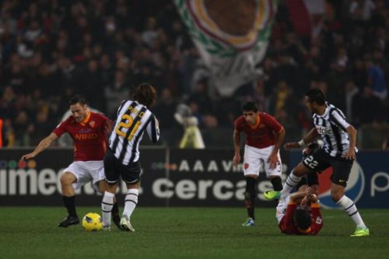 juve-roma oltre la partita totti-pirlo