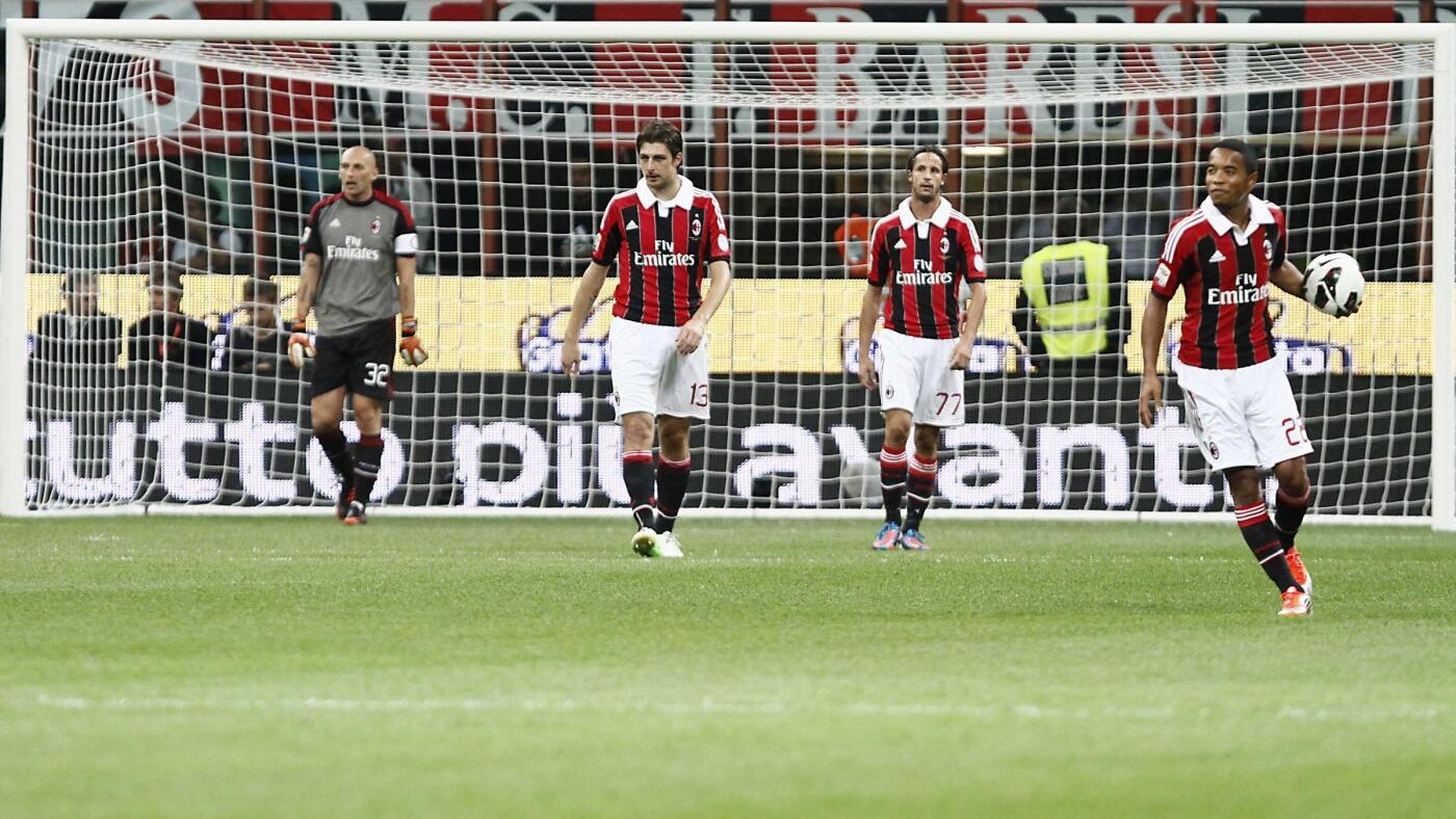 continua la maledizione di san siro, gol di cigarini al 64'