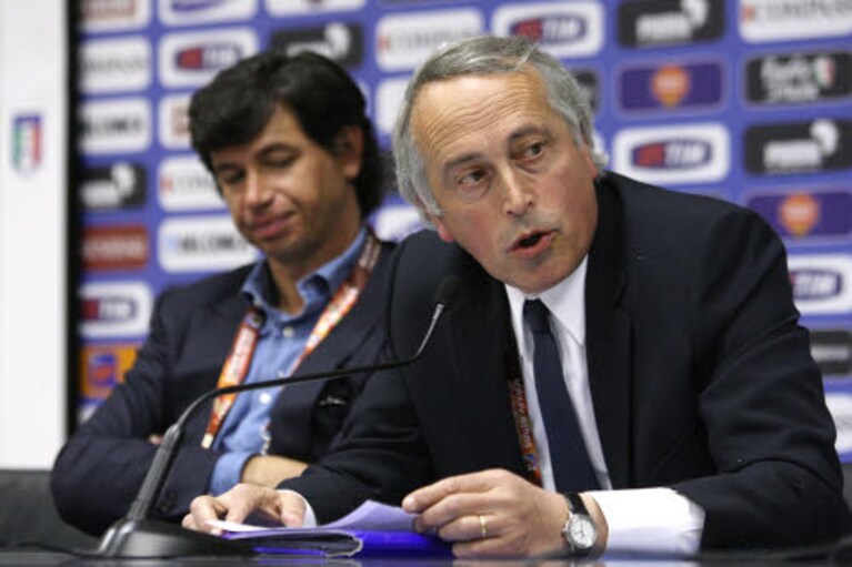 Abete e Albertini, i vertici figc