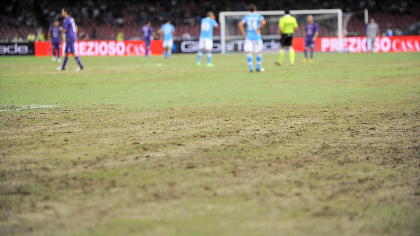il napoli e l'agronomo della lega hanno deciso di rizollare il san paolo