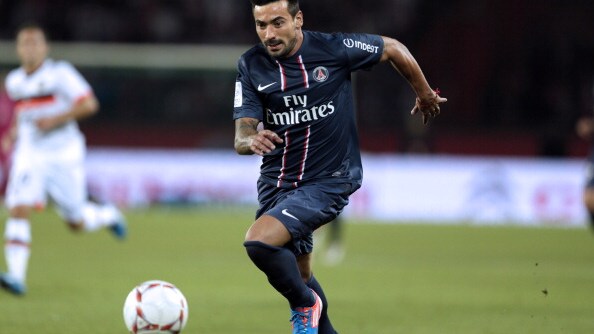 Infortunio per Lavezzi, l'attaccante del Psg starà fuori per 20 giorni