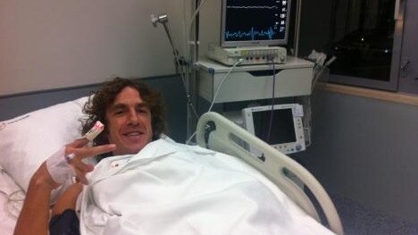 carles puyol infortunio barcellona benfica