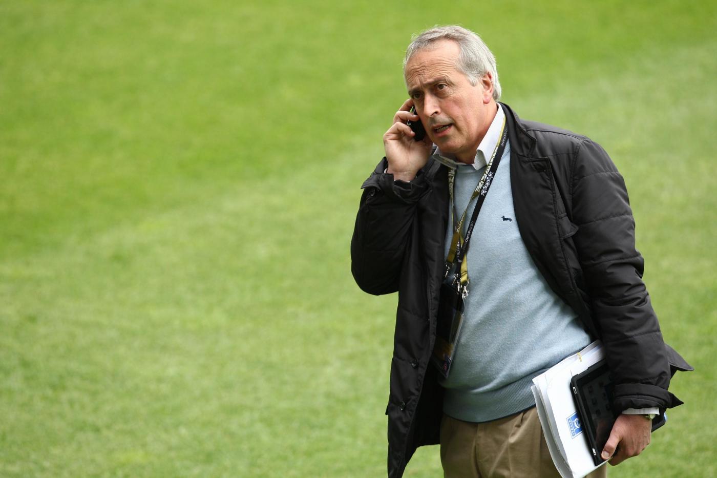 il presidente della figc bacchetta juventus e inter
