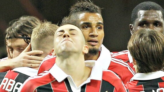 el shaarawy esulta