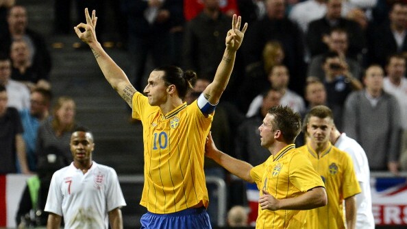 l'esultanza di Ibrahimovic