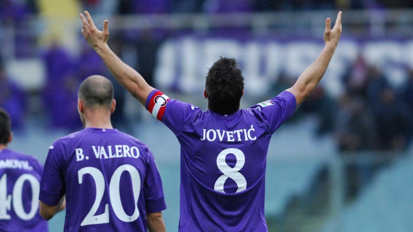 Infortunio per Jovetic, l'attaccante della Fiorentina