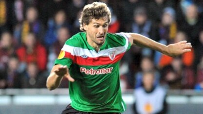 il bomber del bilbao in azione