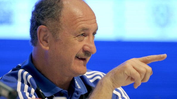 felipe scolari in conferenza stampa