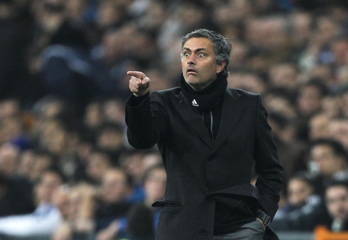 Mourinho in punizione