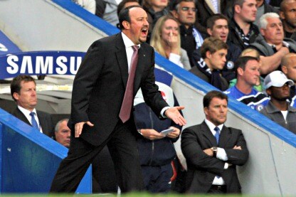 rafa sulla panchina blues