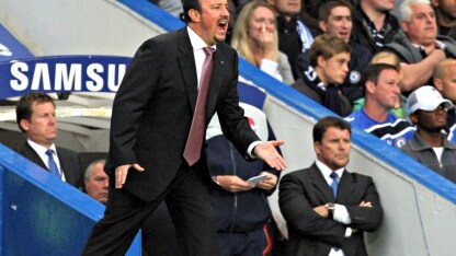 rafa sulla panchina blues