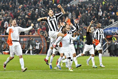 grande esultanza verso i tifosi