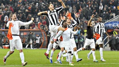 grande esultanza verso i tifosi