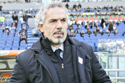 il tecnico del parma in campo