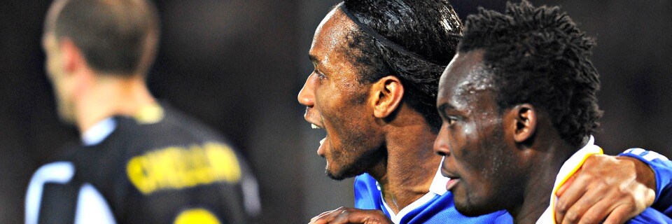 l'attaccante ivoriano drogba