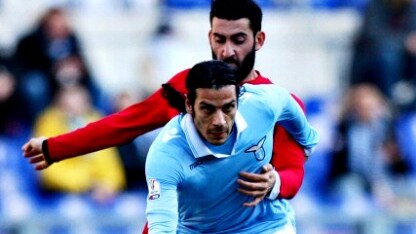 l'attaccante della lazio, floccari