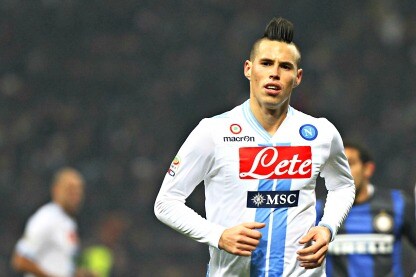 hamsik nella partita di San Siro contro l'Inter