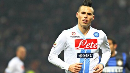 hamsik nella partita di San Siro contro l'Inter