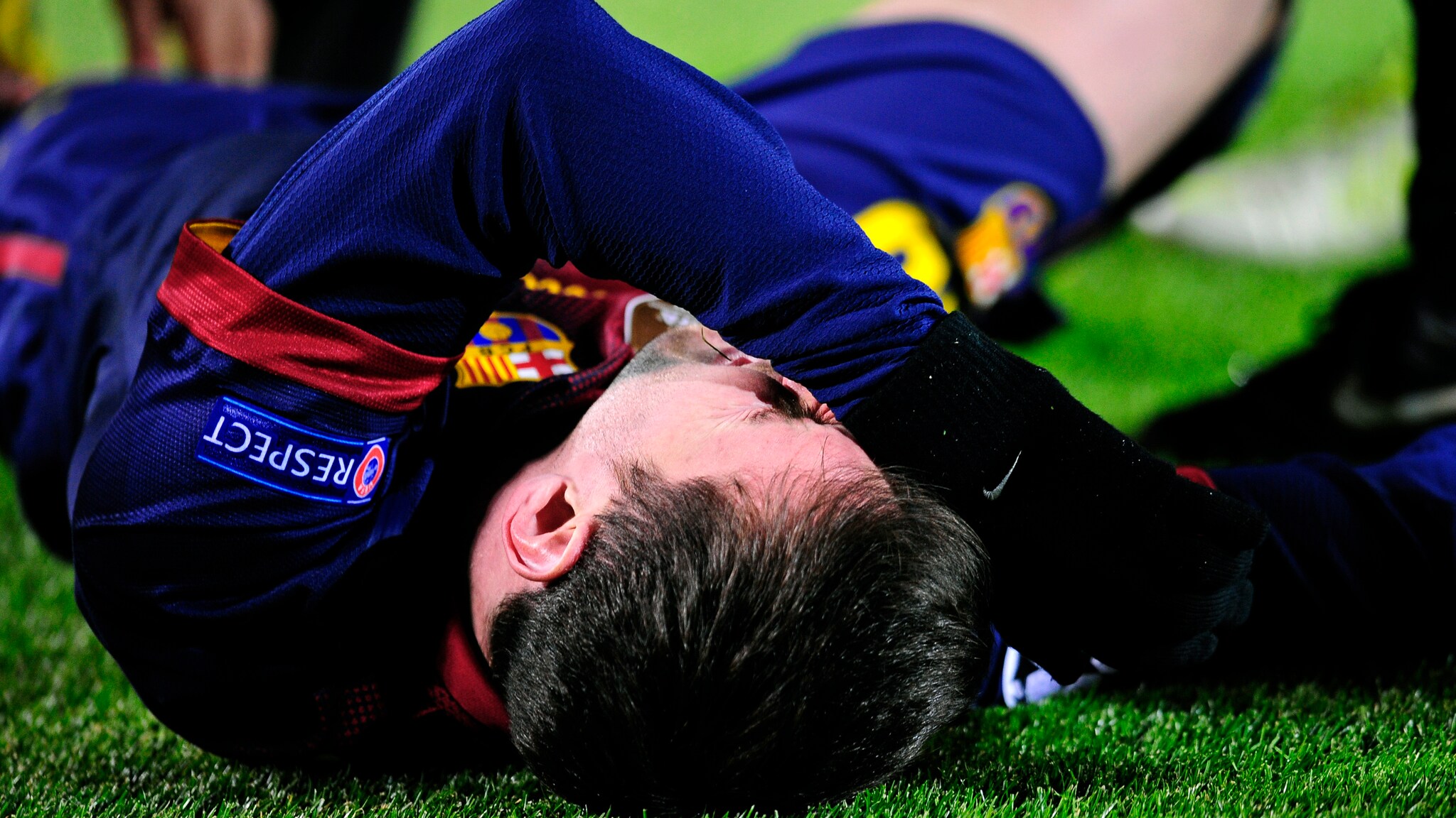 l'infortunio al ginocchio di messi