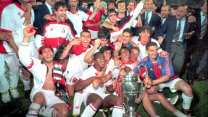 la foto della champions vinta nel 94