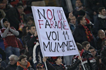 tifosi rossoneri a san siro