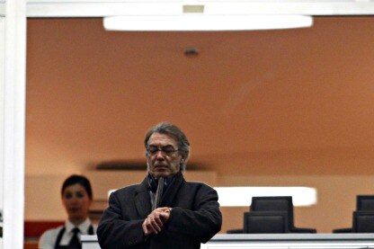 moratti guarda l'orologio