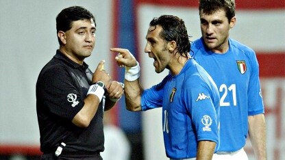 l'ex arbitro del mondiale