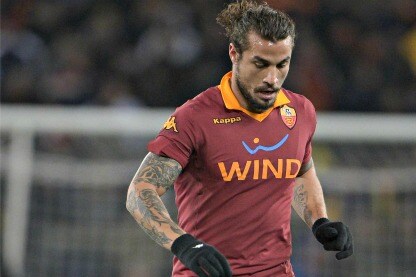 l'attaccante della roma osvaldo divenuto papà