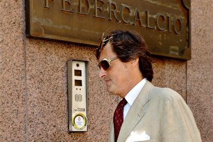 stefano palazzi nei pressi della federcalcio