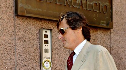 stefano palazzi nei pressi della federcalcio