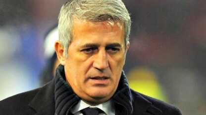 allenatore della lazio petkovic in campo