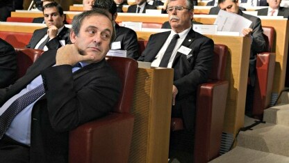 michel platini in aula