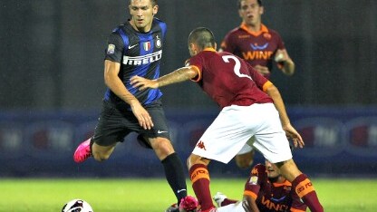 un'azione della primavera della roma