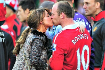 wayne rooney con la moglie colee
