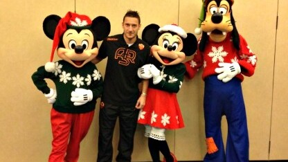 il capitano delle roma e topolino