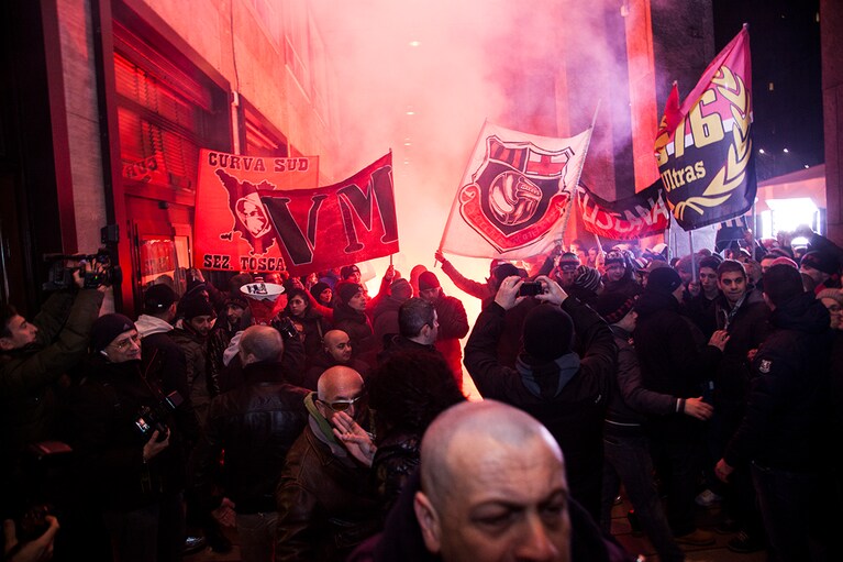 la ressa dei tifosi