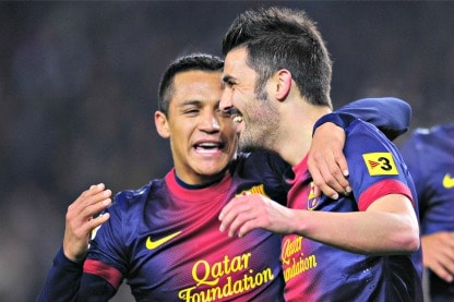 david villa dopo la doppietta