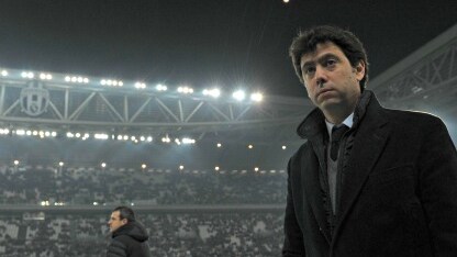 agnelli allo stadio della juve