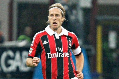 il centrocampista rossonero infortunato