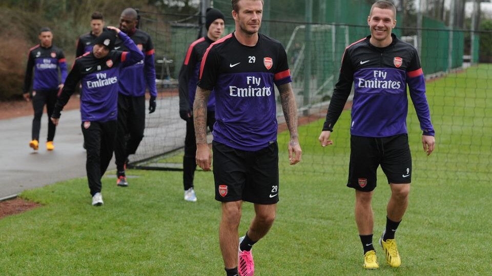 il trentasettenne centrocampista inglese si sta allenando con l'arsenal