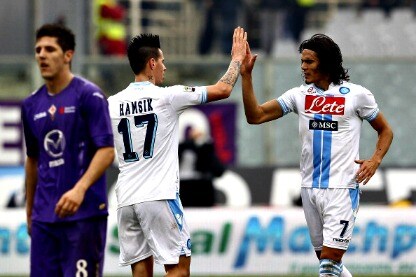 hamsik si complimenta col matador