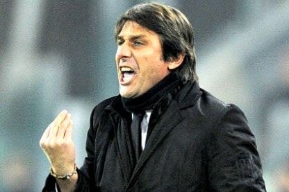 conte in panchina in coppa italia