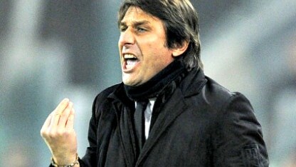 conte in panchina in coppa italia