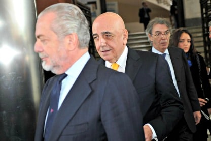 il presidente del napoli in lega