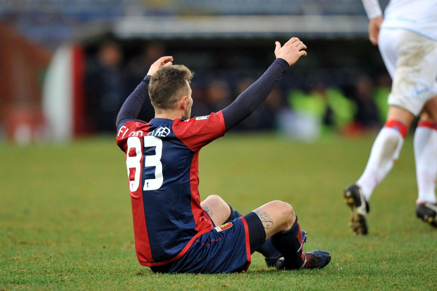 l'attaccante del genoa salterà almeno tre partite