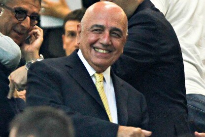 adriano galliani del milan a san siro