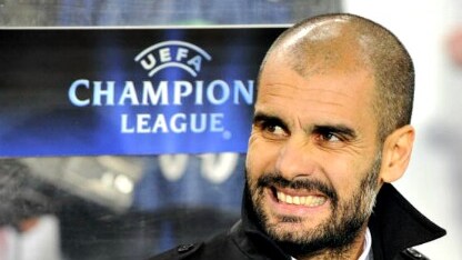 pep guardiola in panca