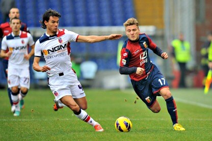 l'attaccante genoano