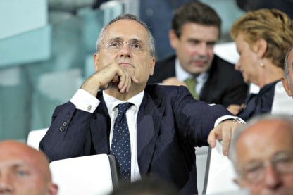 il presidente della Lazio